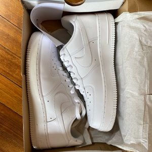 Nike Air Force 1 sneakers, white low top